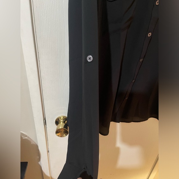 LOFT double pocket button down blouse size XL - Picture 3 of 3